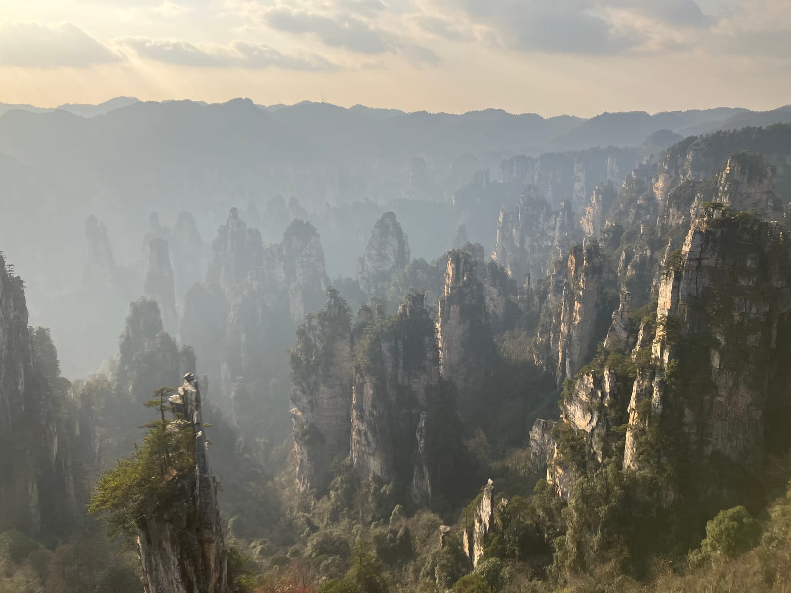 武陵源・天子山からの風景