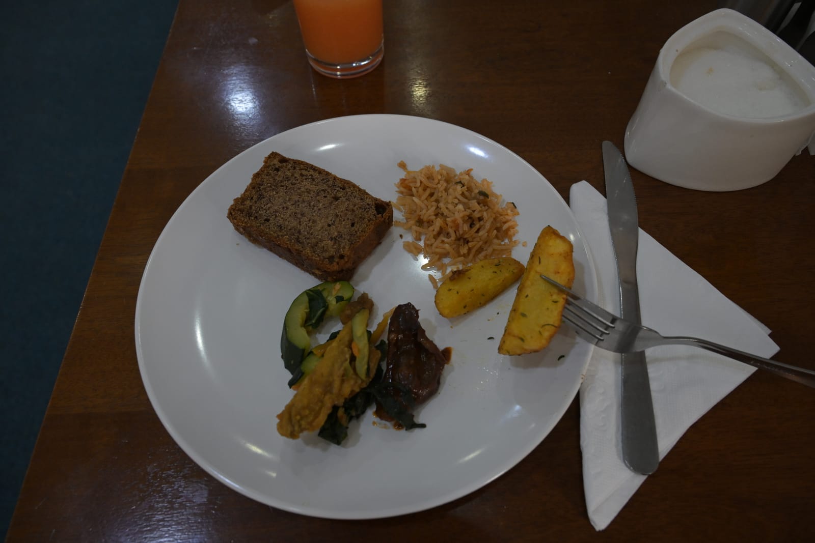 Tolip Olympia Hotelで食べた夕食